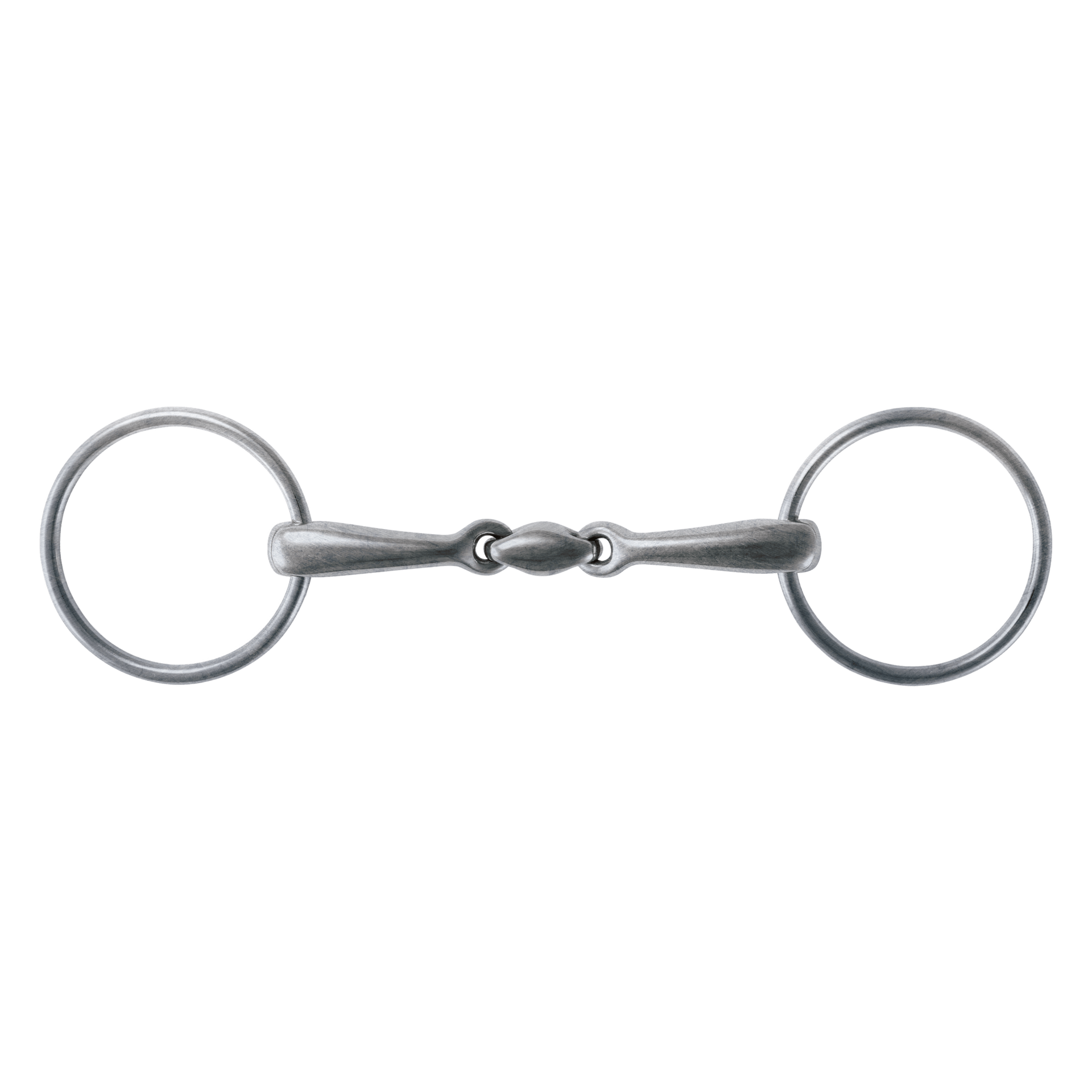 Stübben Losse ringen Trens double broken; Stainless Steel matt Watertrens - Maddelin Equestrian Stübben