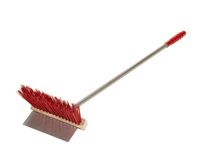 Stubbs Borstel en Schraper Mate Rood Hoogte 80 cm//Breedte 25 cm//Weight 1.15 Stalbenodigdheden - Maddelin Equestrian Stubbs