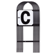 Stubbs Manegeletters H - E - K - M - B - F - A - C Letters - Maddelin Equestrian Stubbs