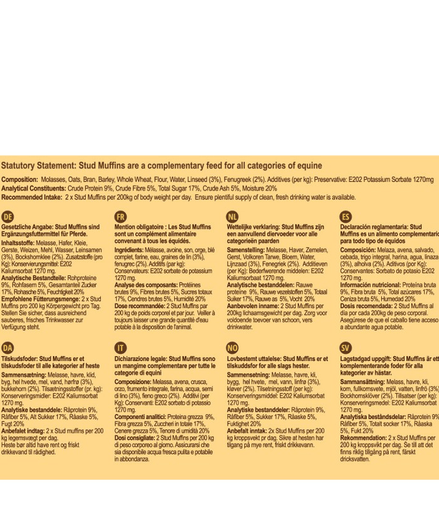 Stud Muffins 15pcs 400gr Snoepjes en likstenen - Maddelin Equestrian Stud Muffins