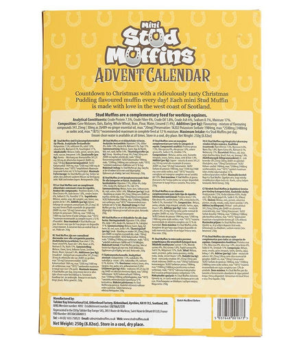 Stud muffins adventskalender Snoepjes en likstenen - Maddelin Equestrian Stud Muffins