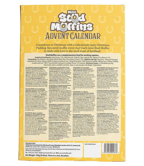 Stud muffins adventskalender Snoepjes en likstenen - Maddelin Equestrian Stud Muffins