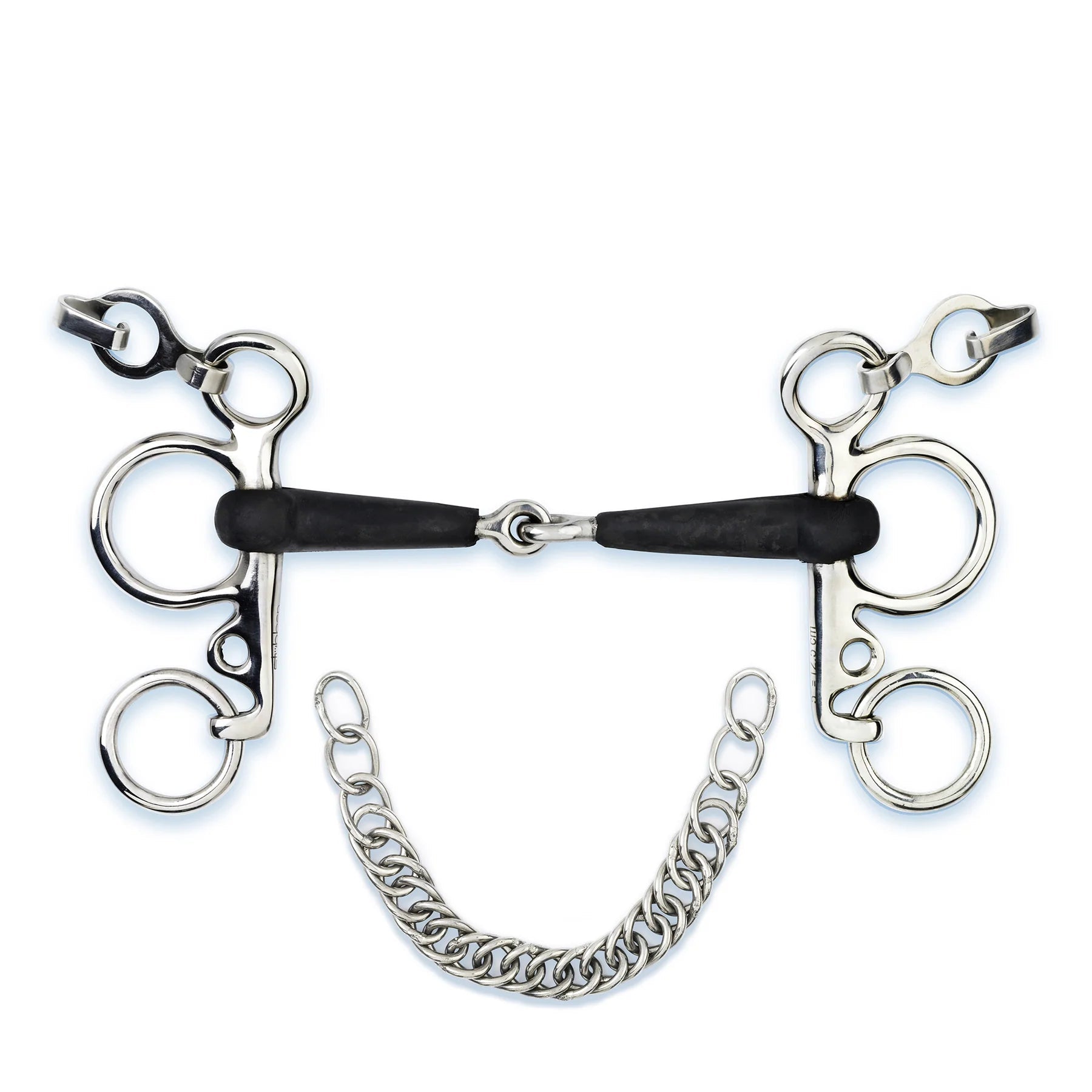 Stübben 2242 Pelham rubber covered single jointed Pelham - Maddelin Equestrian Maddelin Equestrian
