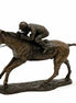 Thermobrass Bronzen Beeld Jockey op Paard Klein | Maddelin Equestrian