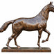 Thermobrass Bronzen Beeld Paard op Rechthoekige Voet | Maddelin Equestrian