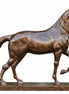 Thermobrass Bronzen Beeld Paard op Rechthoekige Voet | Maddelin Equestrian