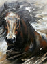 Thermobrass Canvas Schilderij Paard | Maddelin Equestrian