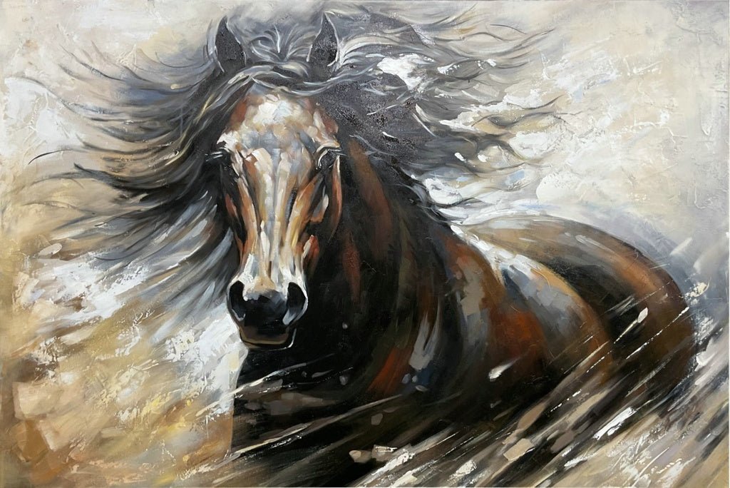 Thermobrass Canvas Schilderij Paard | Maddelin Equestrian