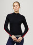 Tommy Hilfiger Carol 1/4 Zip Sweater Dames Dames Shirts - Maddelin Equestrian Tommy Hilfiger Equestrian