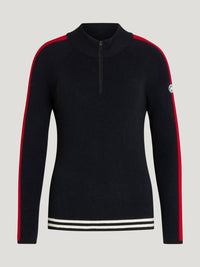 Tommy Hilfiger Carol 1/4 Zip Sweater Dames Dames Shirts - Maddelin Equestrian Tommy Hilfiger Equestrian