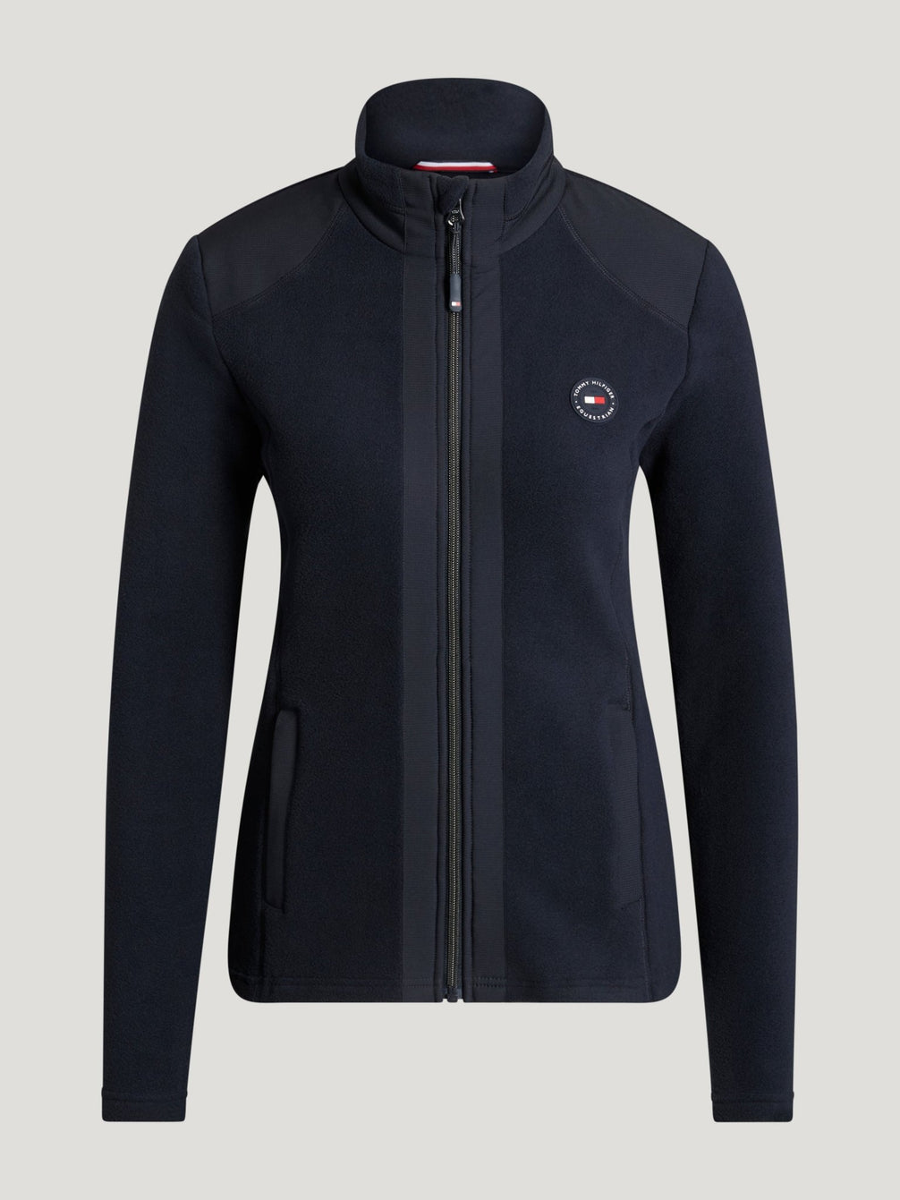Tommy Hilfiger Elmonte Fleece Jacket Dames Dames Truien & Sweaters - Maddelin Equestrian