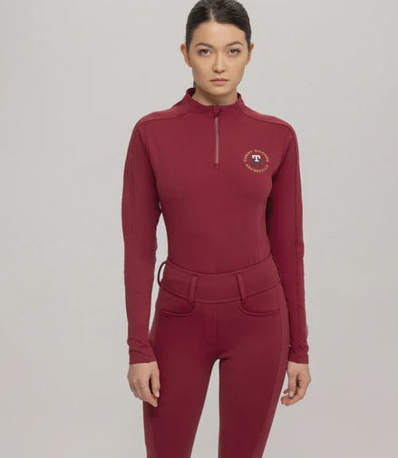 Tommy Hilfiger Equestrian Arizona 1/4 Rits Training Shirt Dames Dames Shirts - Maddelin Equestrian Tommy Hilfiger Equestrian