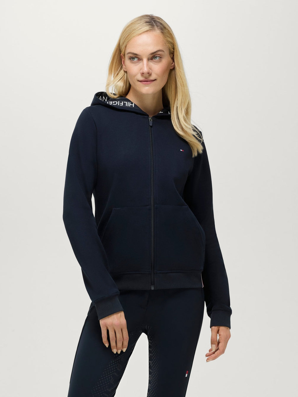 Tommy Hilfiger Equestrian Beverly Zip Up Hoodie Dames Dames Truien & Sweaters - Maddelin Equestrian Tommy Hilfiger Equestrian