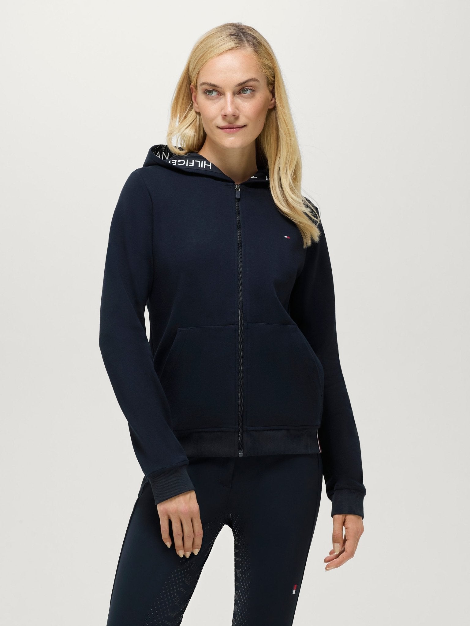 Tommy Hilfiger Equestrian Beverly Zip Up Hoodie Dames Dames Truien & Sweaters - Maddelin Equestrian Tommy Hilfiger Equestrian