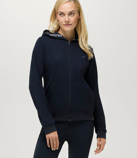 Tommy Hilfiger Equestrian Beverly Zip Up Hoodie Dames Dames Truien & Sweaters - Maddelin Equestrian Tommy Hilfiger Equestrian