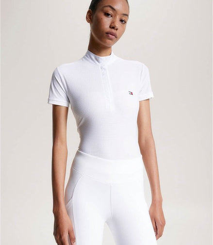 Tommy Hilfiger Equestrian chelsea cooling short sleeve logo show shirt Wedstrijdshirts - Maddelin Equestrian Tommy Hilfiger Equestrian
