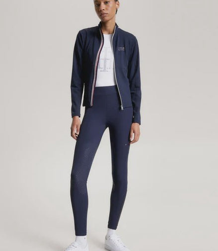 Tommy Hilfiger Equestrian Dames Hudson Hybrid Knee Grip Rijbroek Desert Sky Dames Rijbroeken - Maddelin Equestrian Tommy Hilfiger Equestrian