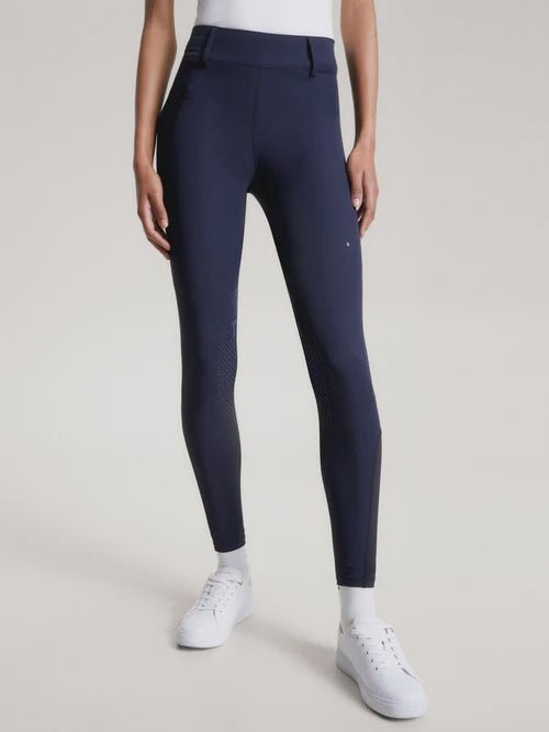 Tommy Hilfiger Equestrian Dames Hudson Hybrid Knee Grip Rijbroek Desert Sky Dames Rijbroeken - Maddelin Equestrian Tommy Hilfiger Equestrian