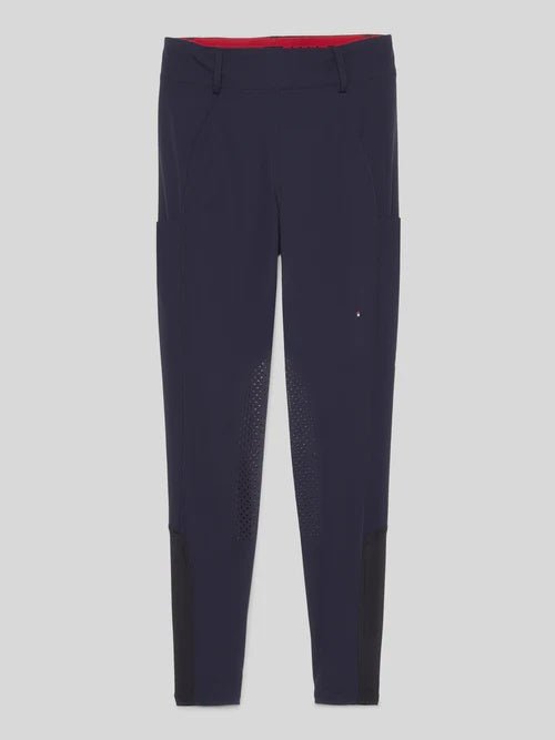 Tommy Hilfiger Equestrian Dames Hudson Hybrid Knee Grip Rijbroek Desert Sky Dames Rijbroeken - Maddelin Equestrian Tommy Hilfiger Equestrian
