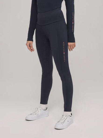 Tommy Hilfiger Equestrian Delaware Hoge Taille Full Grip Legging Dames Dames Rijbroeken - Maddelin Equestrian Tommy Hilfiger Equestrian