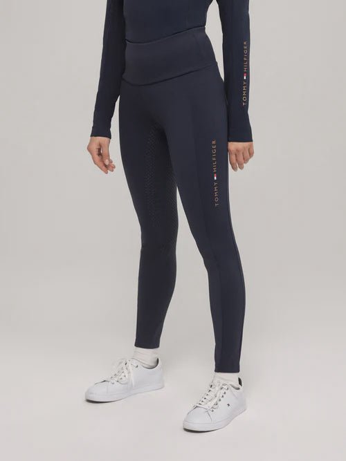 Tommy Hilfiger Equestrian Delaware Hoge Taille Full Grip Legging Dames Dames Rijbroeken - Maddelin Equestrian Tommy Hilfiger Equestrian