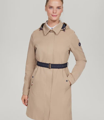 Tommy Hilfiger Equestrian Edinburg Regenjas Dames Dames Jassen - Maddelin Equestrian Tommy Hilfiger Equestrian