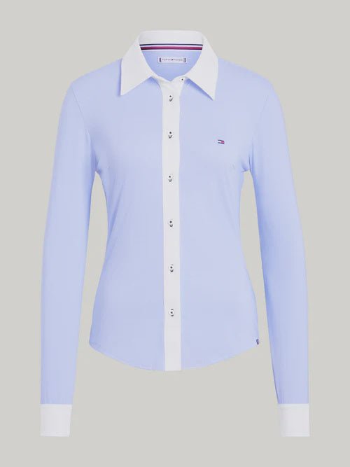 Tommy Hilfiger Equestrian Essex Shirt Lange Mouwen Dames Dames Shirts - Maddelin Equestrian Tommy Hilfiger Equestrian