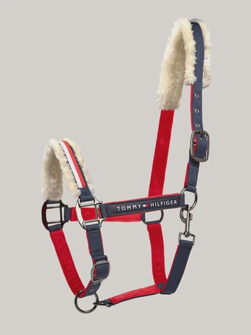 Tommy Hilfiger Equestrian Global Halter Multi Halster met wol of faux fur - Maddelin Equestrian Tommy Hilfiger Equestrian