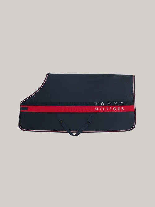 Tommy Hilfiger Equestrian Kingston Light & Dry Color Block Paardendeken Desert Sky Zweetdekens - Maddelin Equestrian