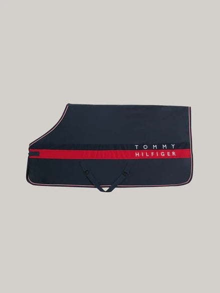 Tommy Hilfiger Equestrian Kingston Light & Dry Color Block Paardendeken Desert Sky Zweetdekens - Maddelin Equestrian