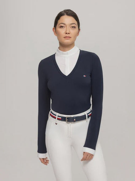 Tommy Hilfiger Equestrian Montana 2-in-1 wedstrijdshirt dames Wedstrijdshirts - Maddelin Equestrian