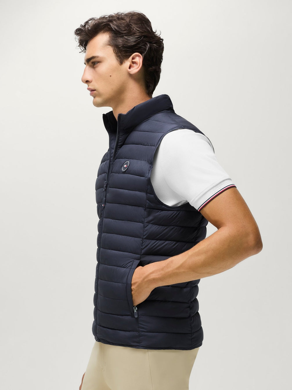 Tommy Hilfiger Equestrian Montero Quilted Vest Heren Heren Jassen - Maddelin Equestrian Tommy Hilfiger Equestrian