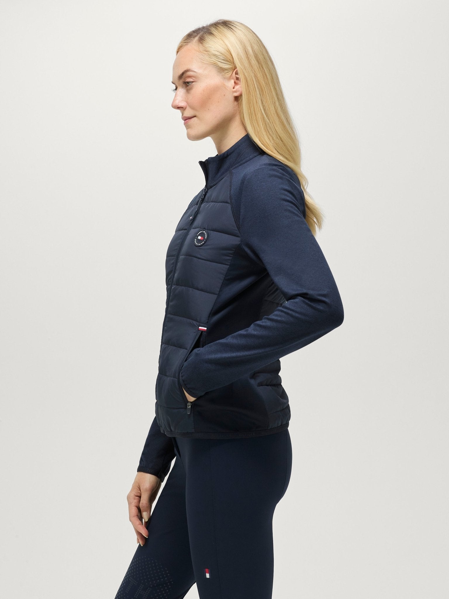 Tommy Hilfiger Equestrian Napa Hybrid Jas Dames Dames Truien & Sweaters - Maddelin Equestrian Tommy Hilfiger Equestrian