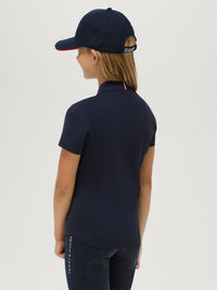 Tommy Hilfiger Equestrian Palma 1/4 Training Top Kids Dames Shirts - Maddelin Equestrian Tommy Hilfiger Equestrian