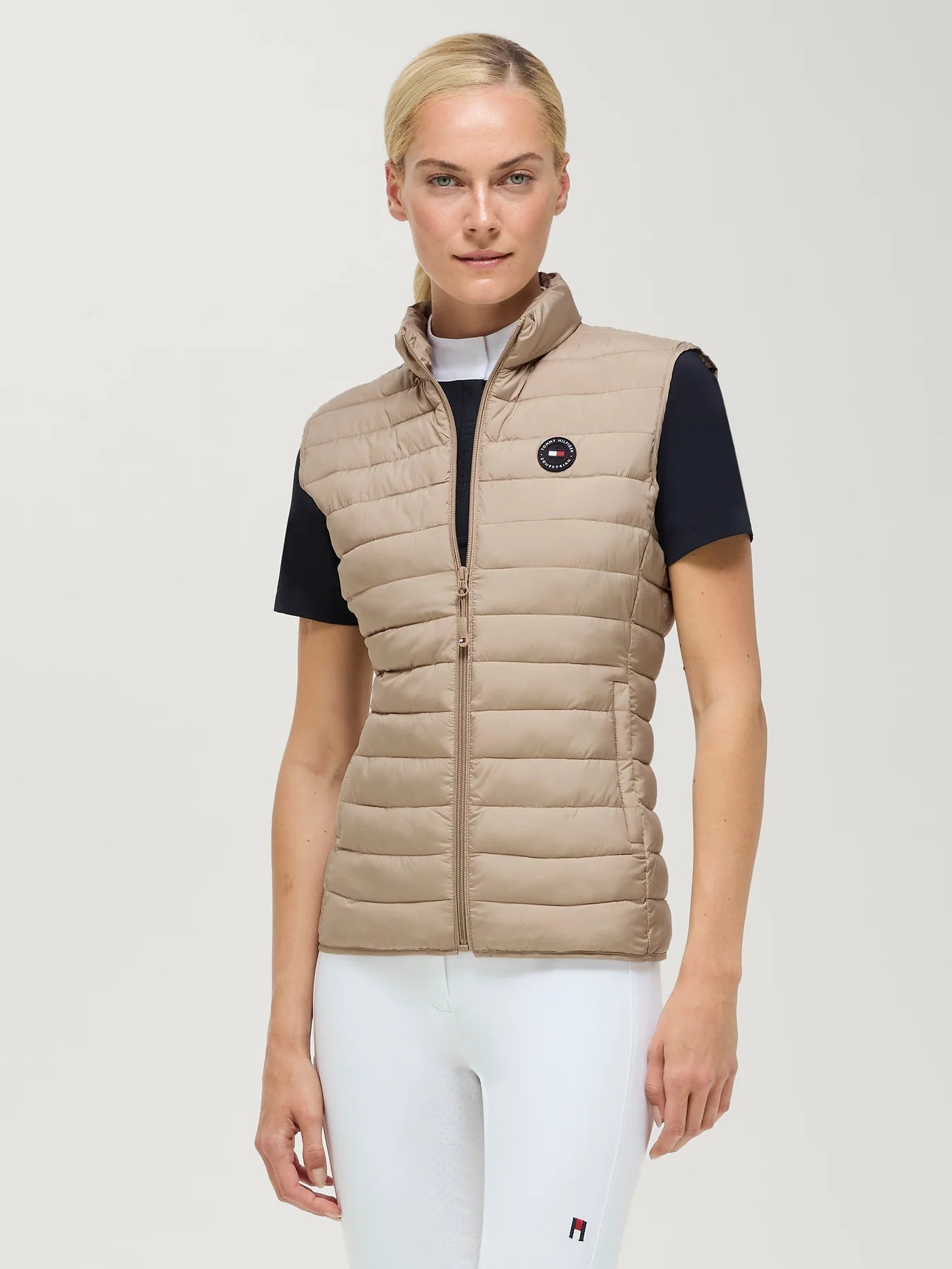 Tommy Hilfiger Equestrian Serano Quilted Vest Dames Dames Jassen - Maddelin Equestrian Tommy Hilfiger Equestrian