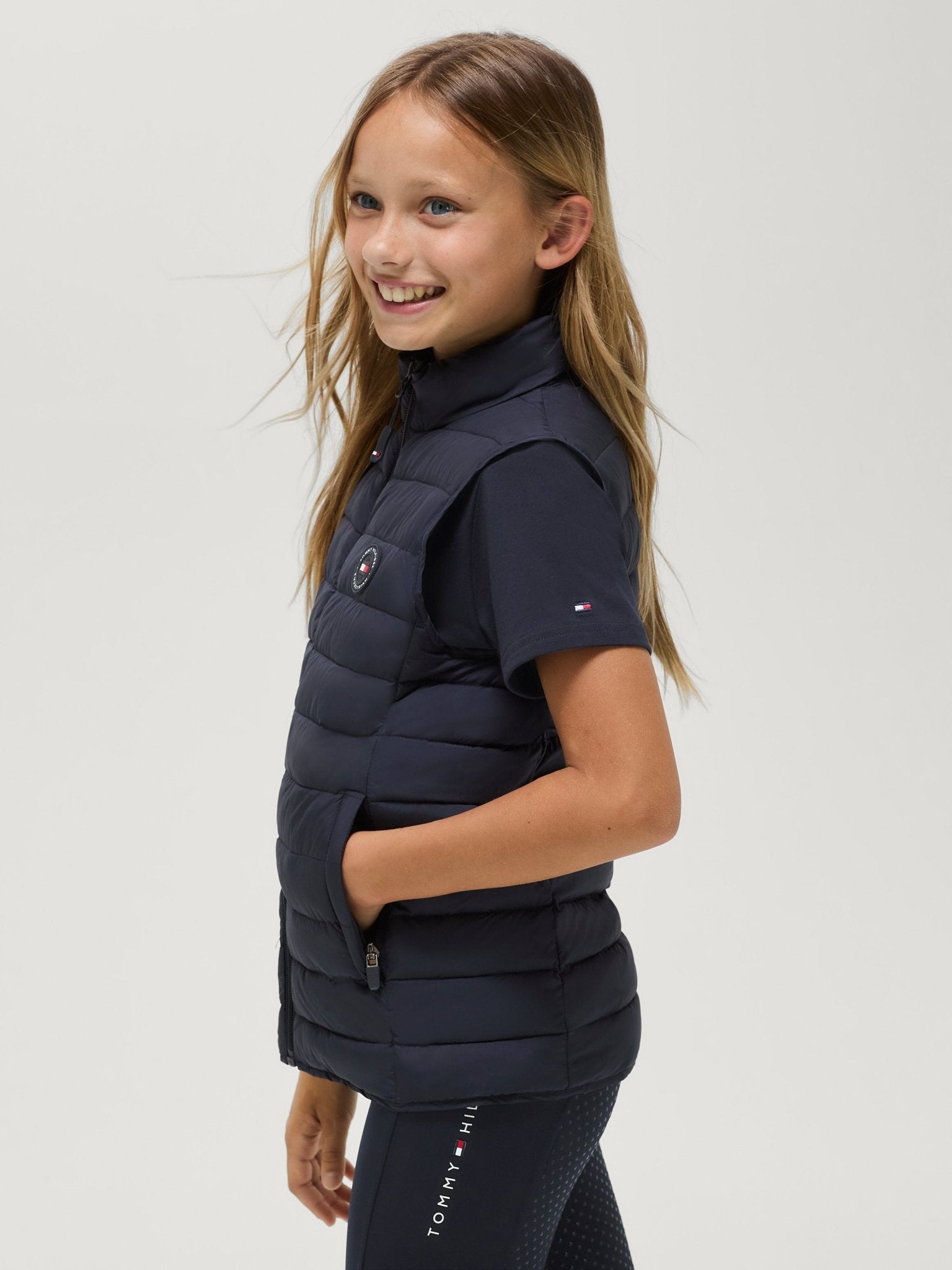 Tommy Hilfiger Equestrian Serano Quilted Vest Kids Kids Jassen - Maddelin Equestrian Tommy Hilfiger Equestrian
