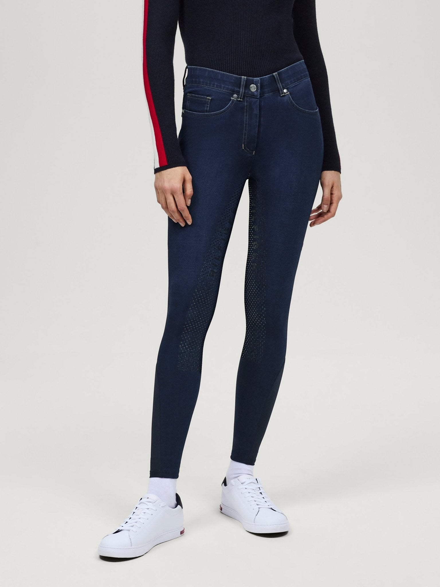 Tommy Hilfiger Hope Jeans Rijbroek Rinse Dames Dames Rijbroeken - Maddelin Equestrian Tommy Hilfiger Equestrian