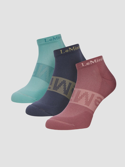 Trainer Kousen 3 - pack Sokken - Maddelin Equestrian LeMieux