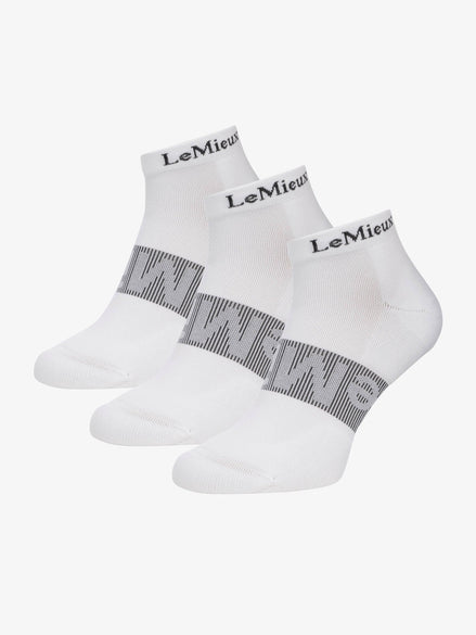 Trainer Kousen 3 - pack Sokken - Maddelin Equestrian LeMieux