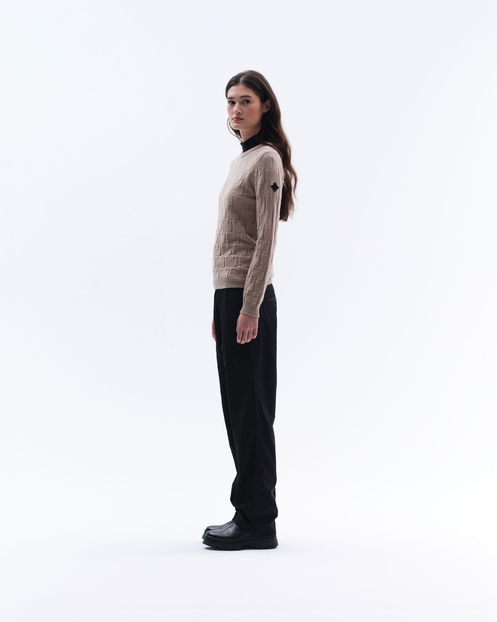 Trolle Faded T Wool Cashmere Sweater Dames Dames Truien & Sweaters - Maddelin Equestrian Trolle
