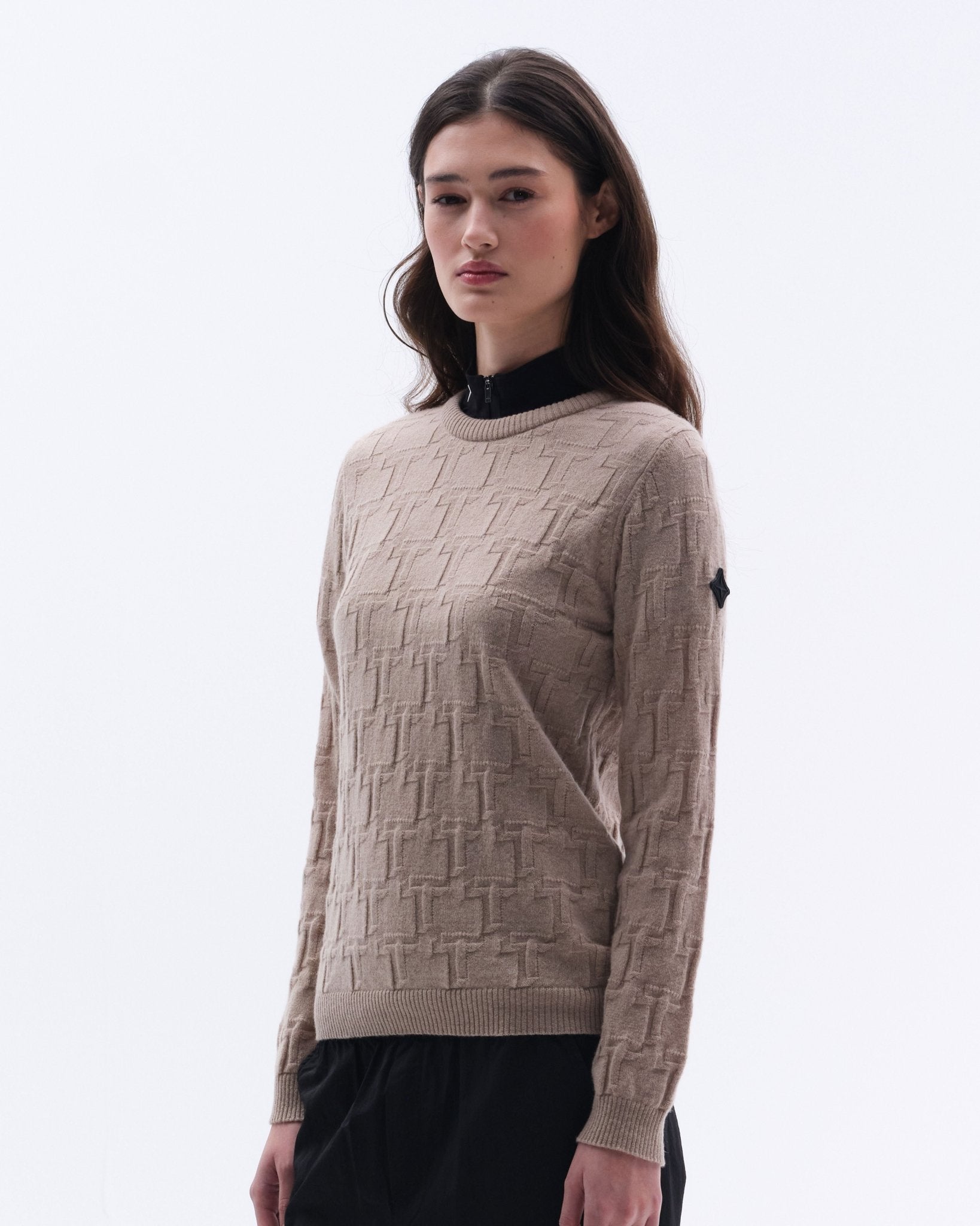Trolle Faded T Wool Cashmere Sweater Dames Dames Truien & Sweaters - Maddelin Equestrian Trolle