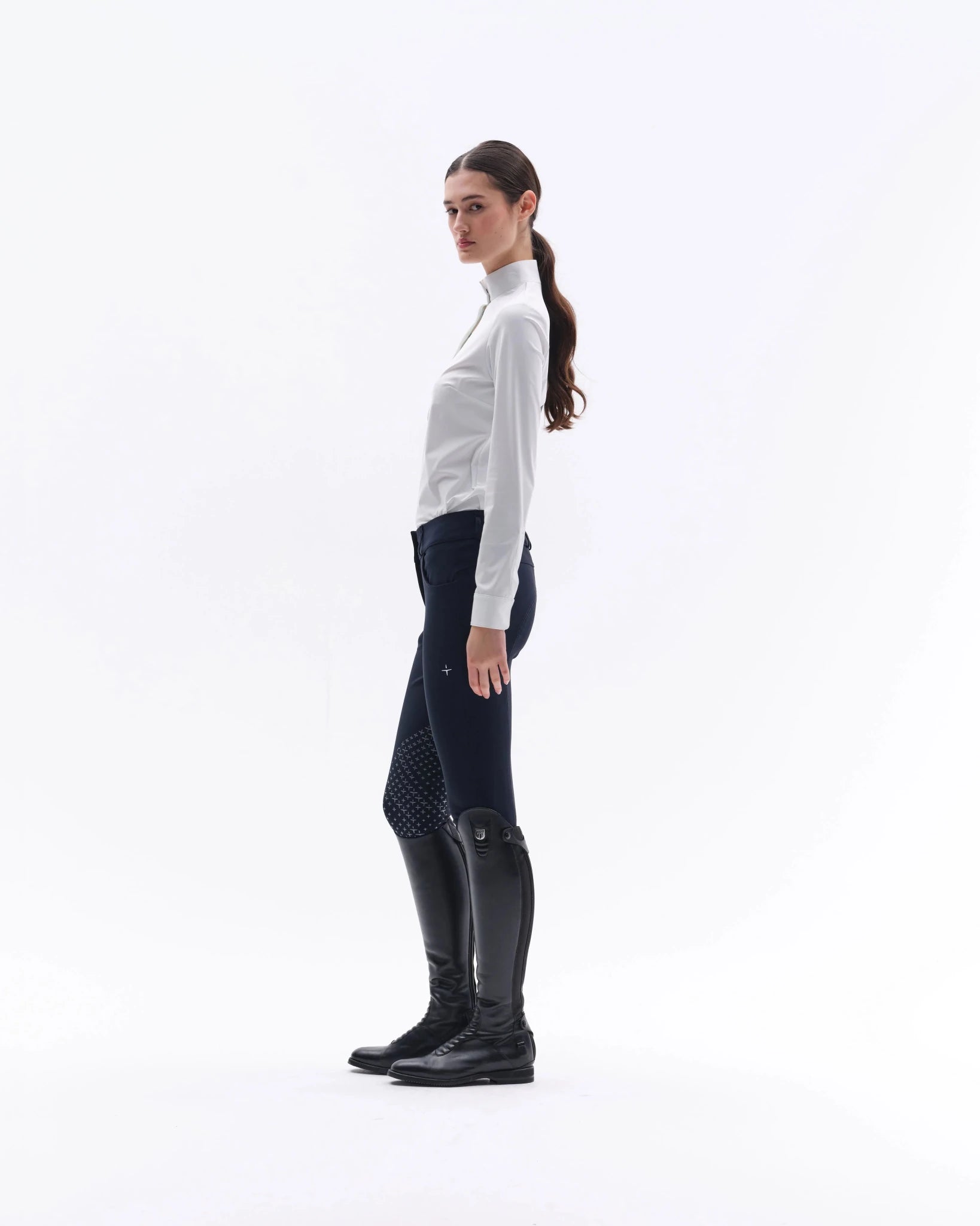 Trolle Half Placket Show Shirt Dames Wedstrijdshirts - Maddelin Equestrian Trolle