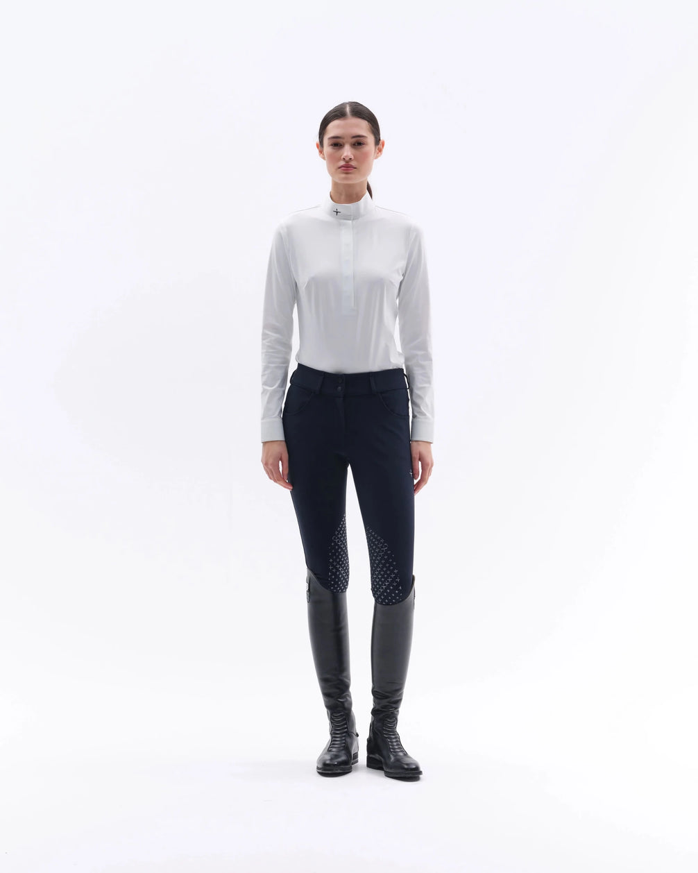 Trolle Half Placket Show Shirt Dames Wedstrijdshirts - Maddelin Equestrian Trolle