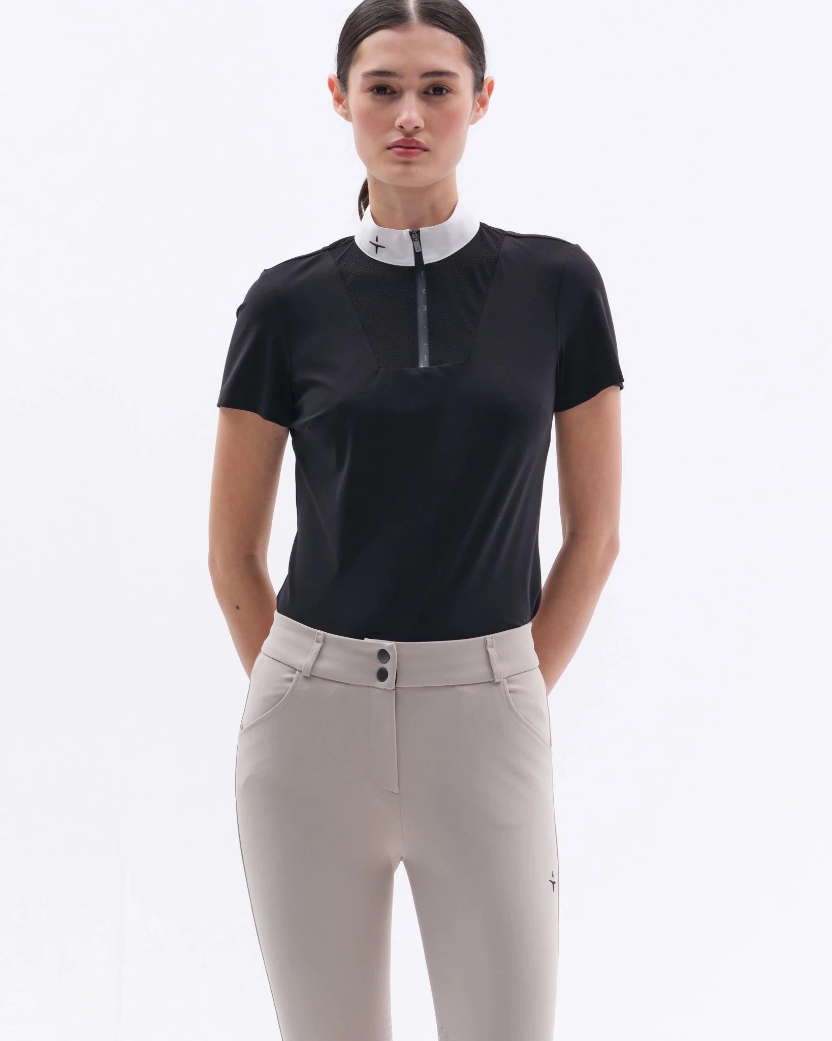 Trolle Mid Rise Rijbroek Kniegrip Dames Dames Rijbroeken - Maddelin Equestrian Trolle