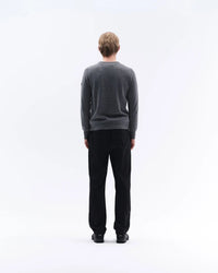 Trolle Tonal Cashmere Logo Crew Sweater Heren Heren Shirts & sweaters - Maddelin Equestrian Trolle