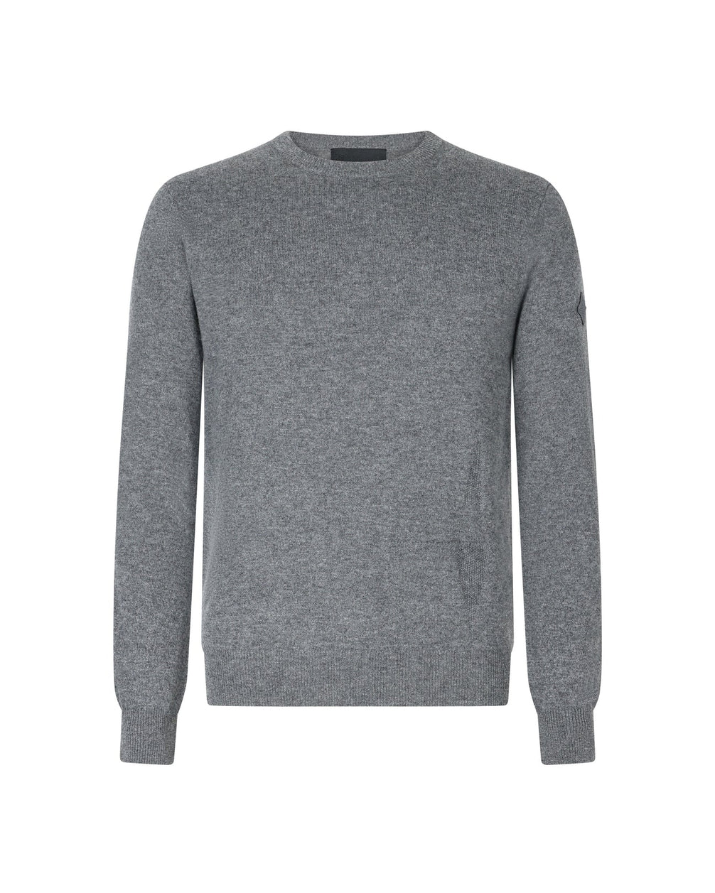 Trolle Tonal Cashmere Logo Crew Sweater Heren Heren Shirts & sweaters - Maddelin Equestrian Trolle