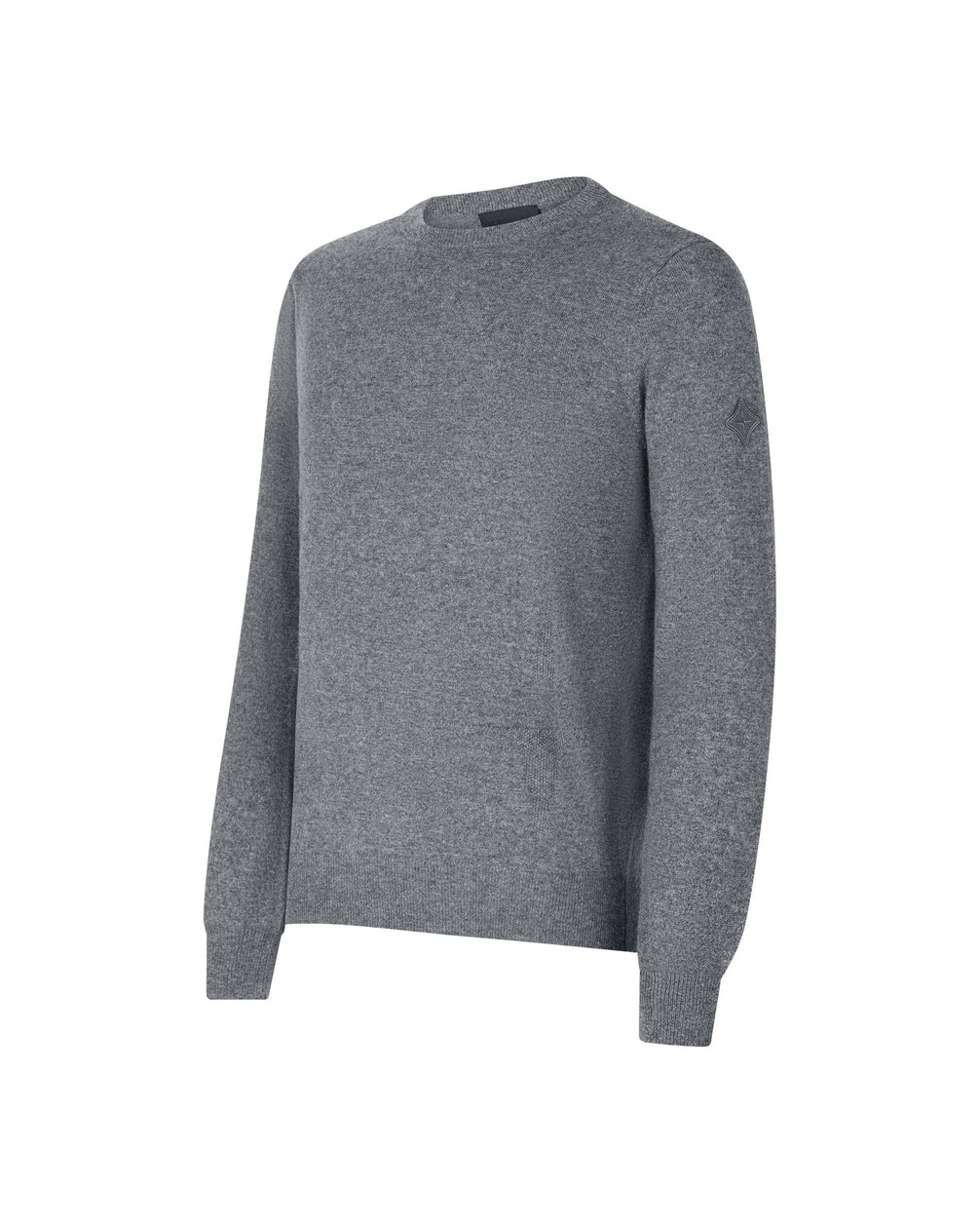 Trolle Tonal Cashmere Logo Crew Sweater Heren Heren Shirts & sweaters - Maddelin Equestrian Trolle