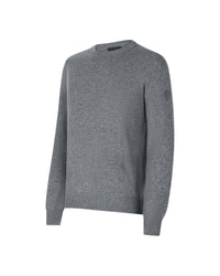 Trolle Tonal Cashmere Logo Crew Sweater Heren Heren Shirts & sweaters - Maddelin Equestrian Trolle