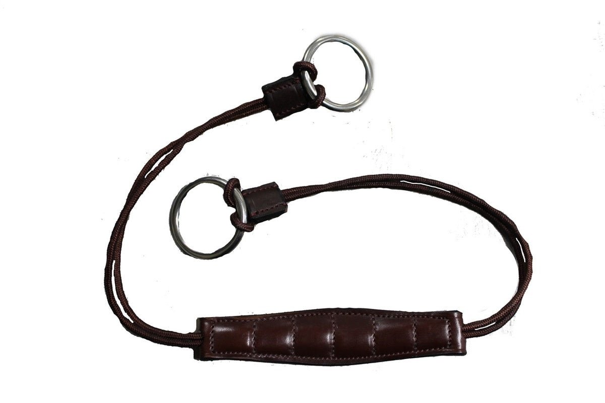 Trust Curbgag Touw Leather Toebehoren bitten - Maddelin Equestrian Trust