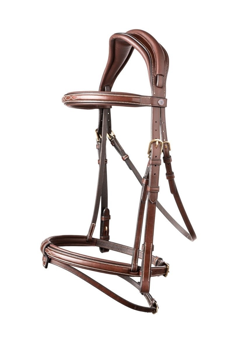Trust Geneva Combined Noseband Hoofdstel Trenshoofdstellen - Maddelin Equestrian Trust